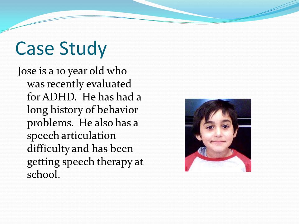 case study speech therapy